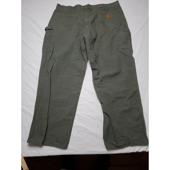 Carhartt Men's Green Loose Fit Cargo Carpenter Pants Size 44 x 32 Gorpcore - Picture 6 of 9